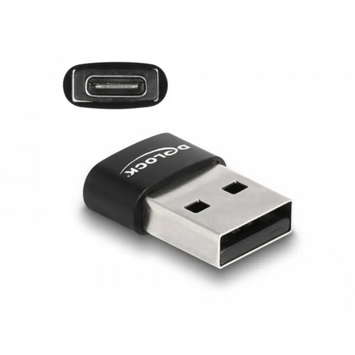 Адаптер Delock USB 2.0 USB Type-A мъжко - USB Type-C женско