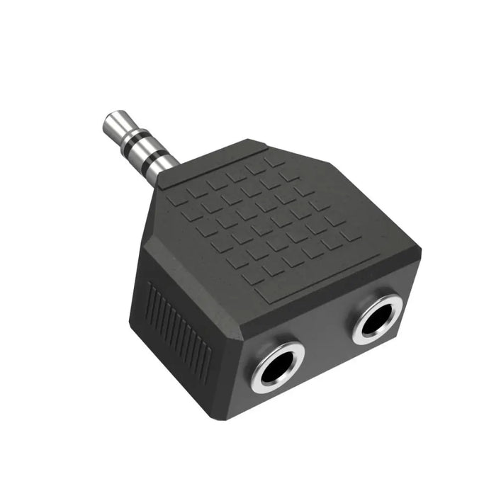 HАМА Аудио адаптер 3.5 mm жак - 2 x 3.5 mm жак женско стерео