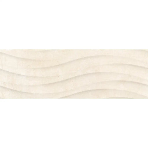 ФАЯНС ДЕКОР CERAMICA COLOR OREGON CREAM ONDA 25X75 CM