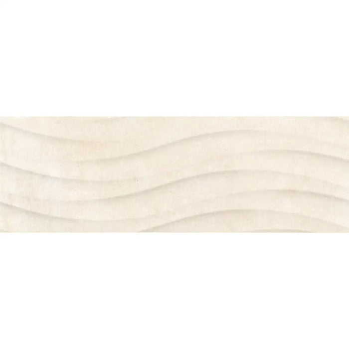 ФАЯНС ДЕКОР CERAMICA COLOR OREGON CREAM ONDA 25X75 CM