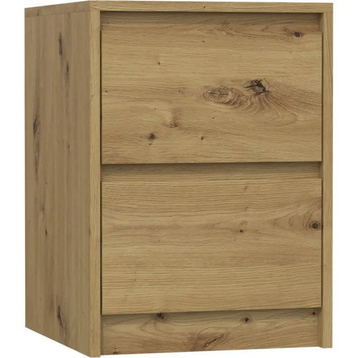 Нощно шкафче Topeshop K2 ARTISAN 2 чекмеджета Дъб