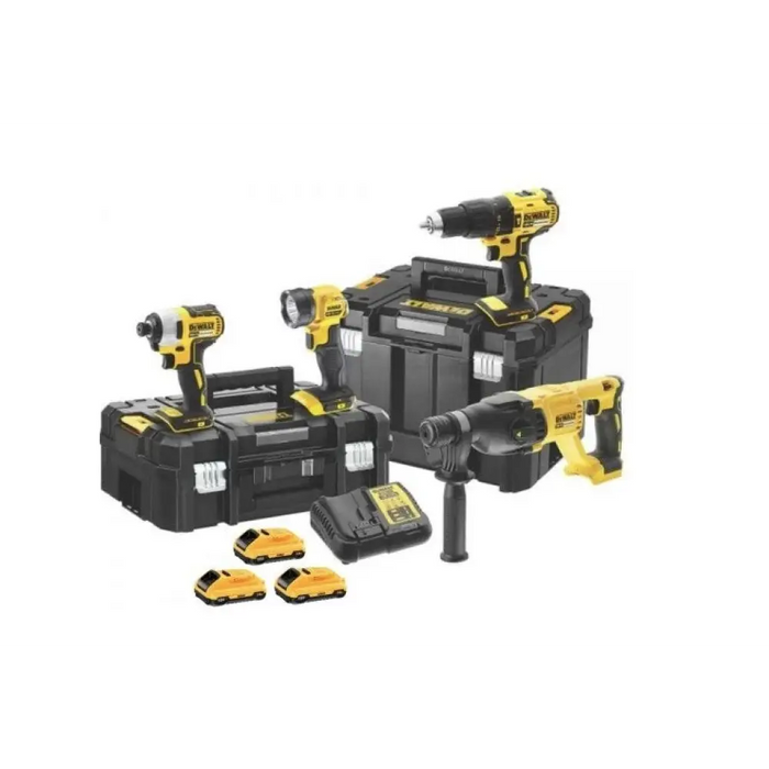 АКУМУЛАТОРЕН БЕЗЧЕТКОВ КОМПЛЕКТ DEWALT DCK440L3T-QW 18 V