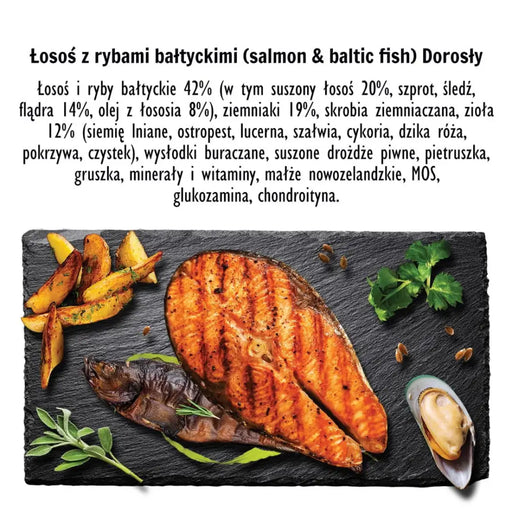 PAKA ZWIERZAKA Сьомга с балтийска риба M - суха храна