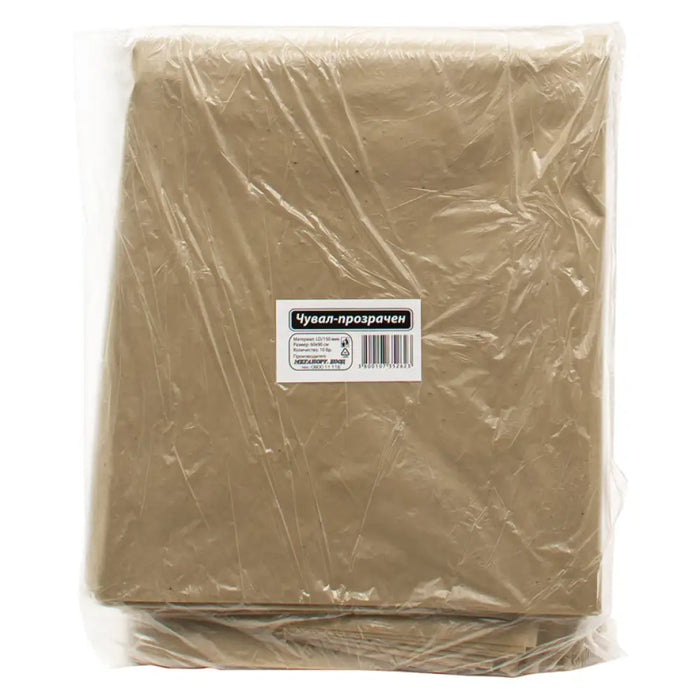 ЧУВАЛ НАЙЛОНОВ LDPE 150 МИКРОНА 60Х90CM 10БР 80L MEGAPORT