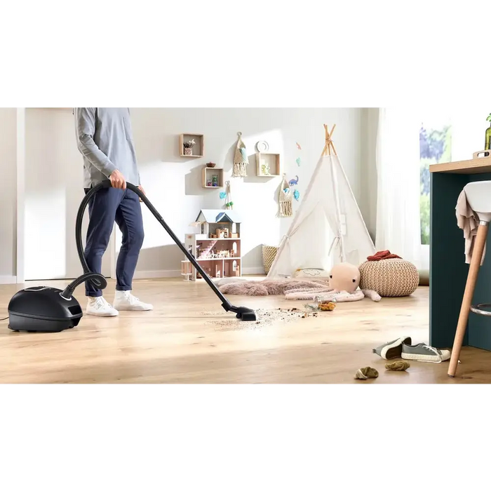 Bosch BGB41BA1 SER4 Прахосмукачка с торба Черна 600 W 75 dB