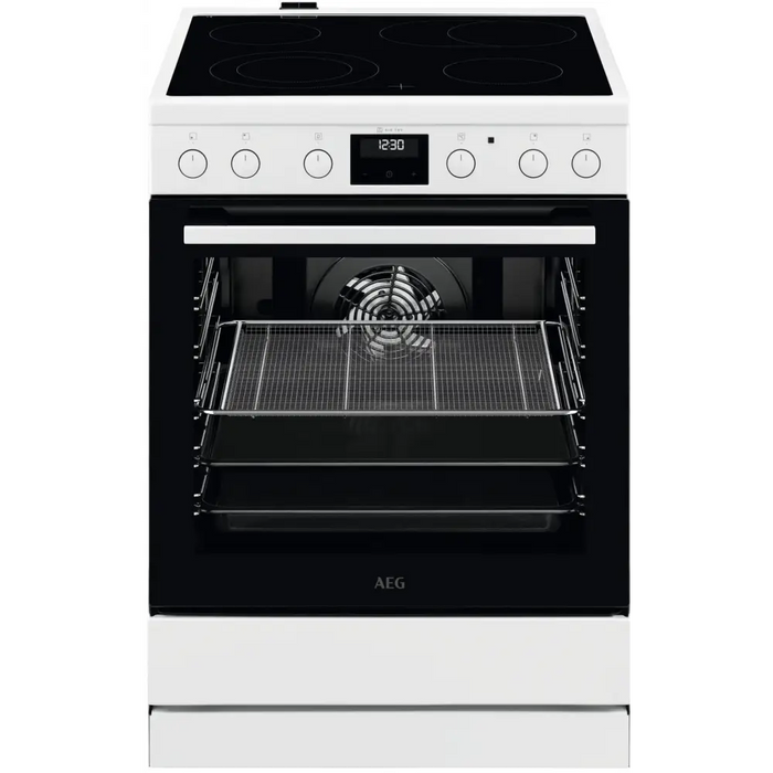 Готварска печка с керамичен плот AEG CCB6440CBW