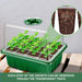 КОМПЛЕКТ МИНИ ПАРНИК С LED 5БРОЯ С 12 ГНЕЗДА GARDEN STAR