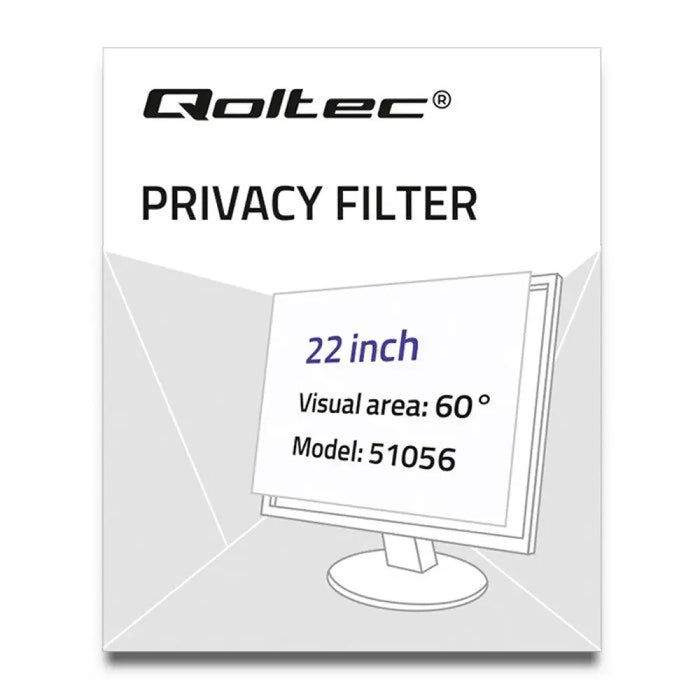 Филтри за поверителност на дисплея Qoltec 51056 55,9 cm