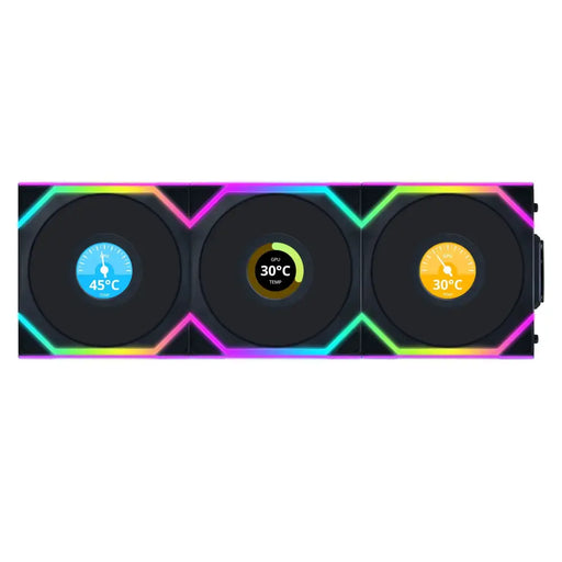 Вентилатори 3бр Lian Li UNI FAN SL Wireless LCD ARGB PWM