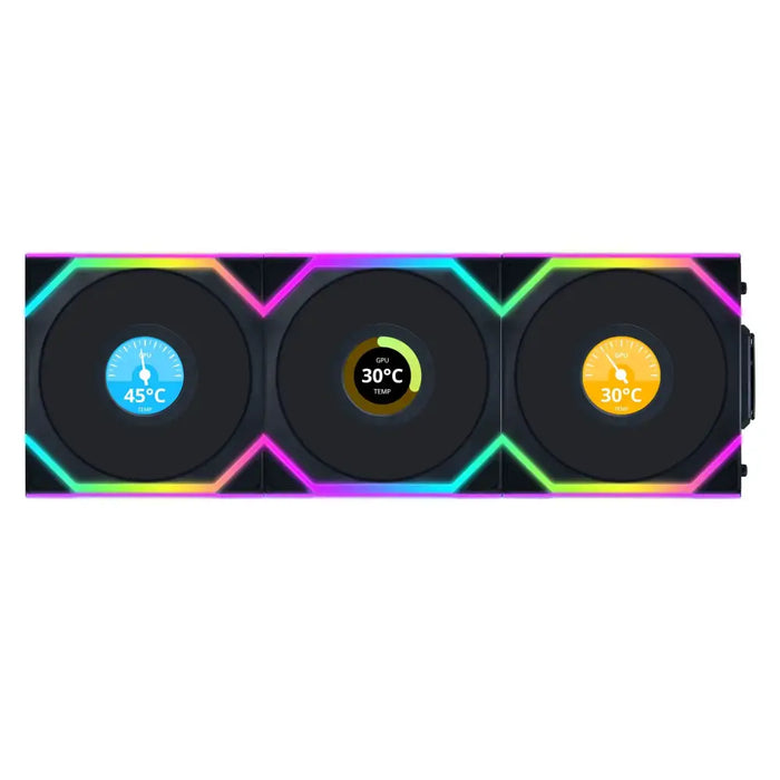 Вентилатори 3бр Lian Li UNI FAN SL Wireless LCD ARGB PWM