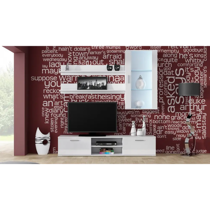 Комплект SOHO 5 (шкаф RTV180 + стенен шкаф + рафтове)