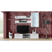 Комплект SOHO 5 (шкаф RTV180 + стенен шкаф + рафтове)