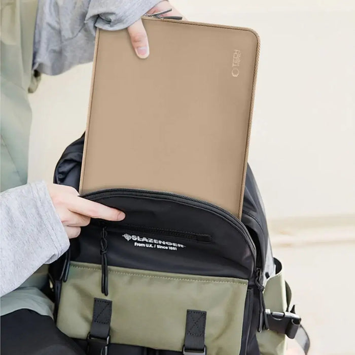 Чанта за лаптоп Tech-Protect Neoslim 15-16’’ - бежова
