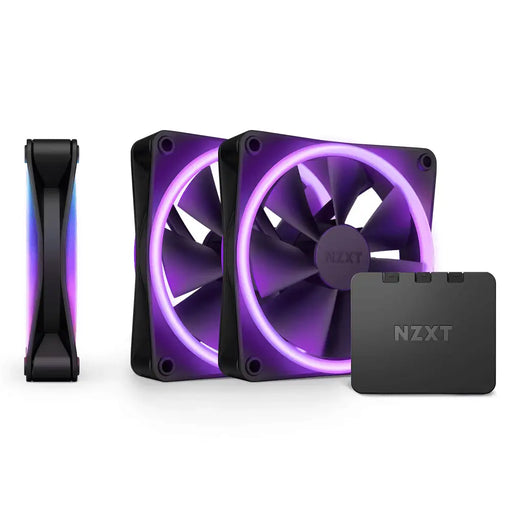 Комплект вентилатори NZXT F120 RGB Duo Black 3бр RGB