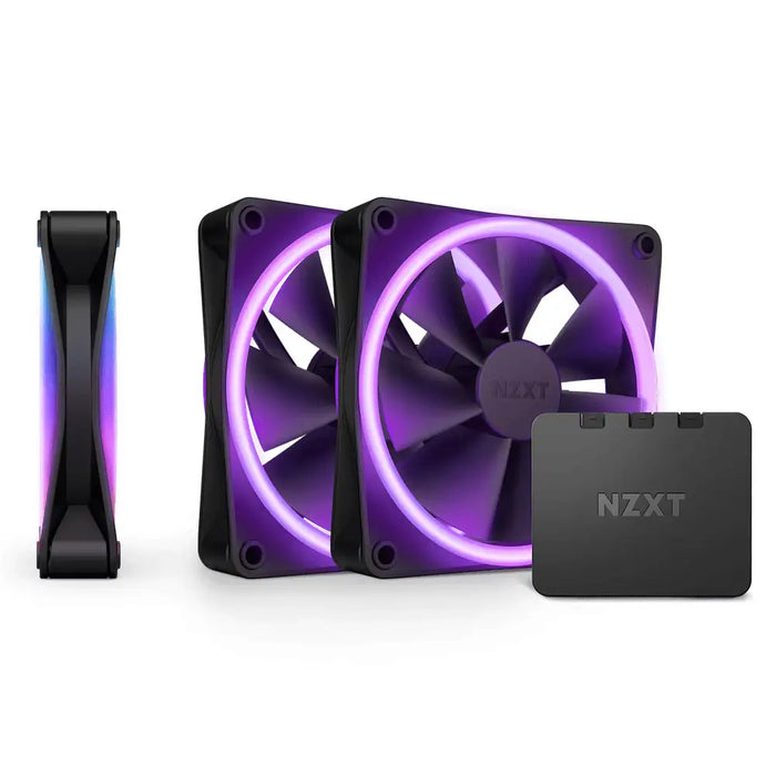 Комплект вентилатори NZXT F120 RGB Duo Black 3бр RGB