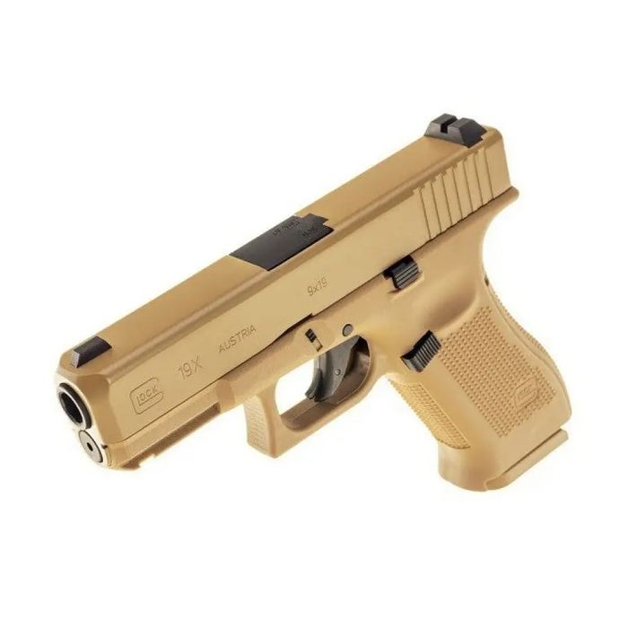 Въздушен пистолет Glock 19X 4,5 mm Coyote BB CO2.