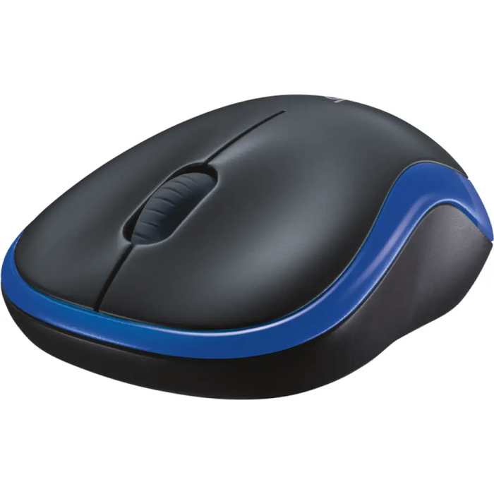 Безжична оптична мишка LOGITECH M185 USB Син/Черен
