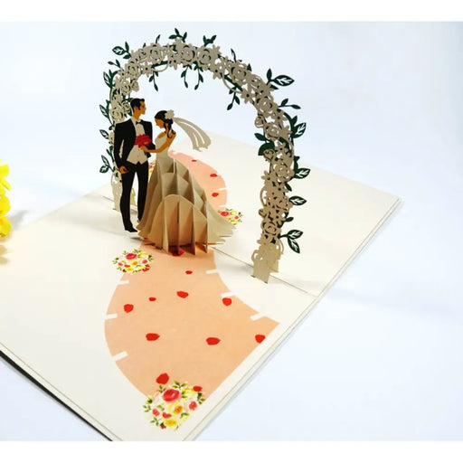 КАРТИЧКА БУЛКА И МЛАДОЖЕНЕЦ POP-UP ’БУЛКА И МЛАДОЖЕНЕЦ’