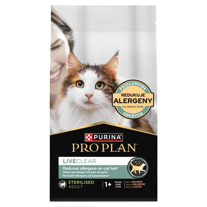 PURINA PRO PLAN LIVECLEAR STERILISED ADULT сьомга 1,4 кг