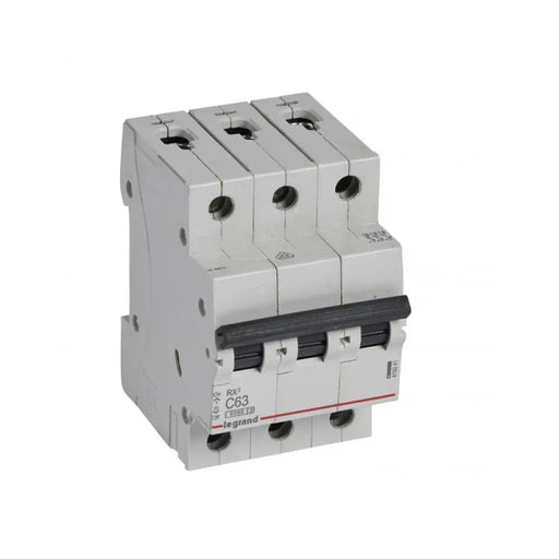 ТРИПОЛЮСЕН АВТОМАТИЧЕН ПРЕКЪСВАЧ RX³-MCB 3P C 63A 6KA