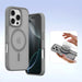 Кожен калъф Dux Ducis Lawa за iPhone 16 Pro Max със свалящ