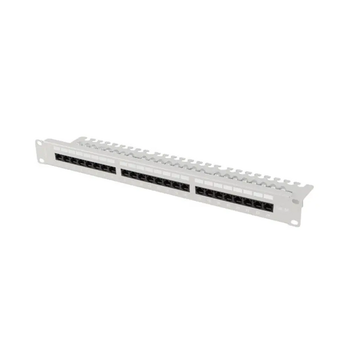 Пач панел Lanberg 24 порта 1U 19’’ CAT.5e utp с органайзер