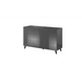 Бюфет Cama 2D REJA графитено сиво гланц/графитено сиво гланц