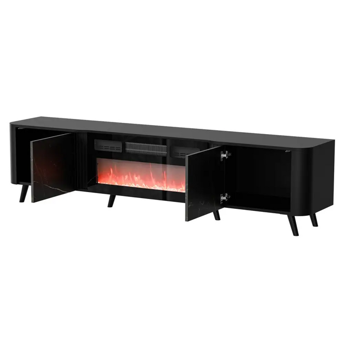 Cama RTV шкаф Volare 200 x 39 x 49 cm черно/сан себастиан