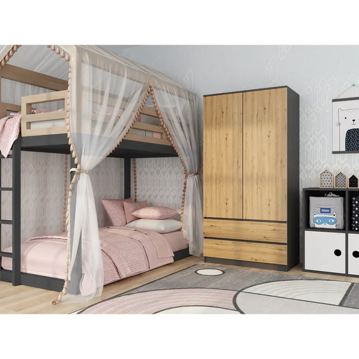 Topeshop SZAFA MALWA AN/AR K гардероб/дрешник за спалня 5