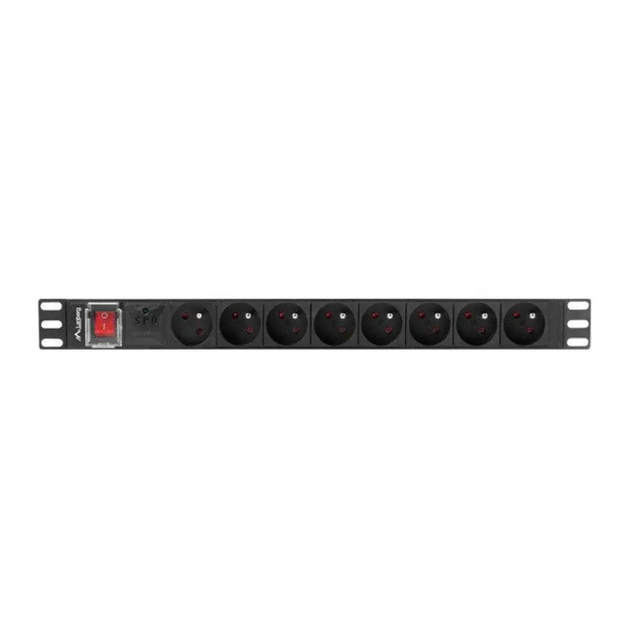 Lanberg разпределителен блок (pdu) 19’’ 1U 16a 2m 8x