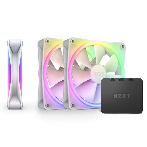 Комплект вентилатори NZXT F120 RGB Duo White 3бр + RGB