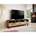 Стойка Cama RTV LOTTA 180см дъб вотан + черен мат