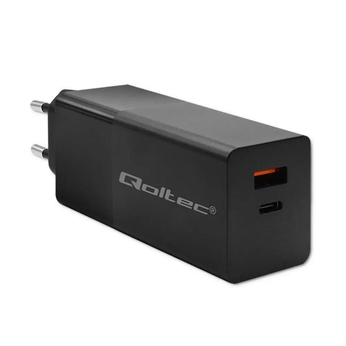 Зарядно устройство Qoltec 52382 GaN POWER PRO | 1xUSB тип C