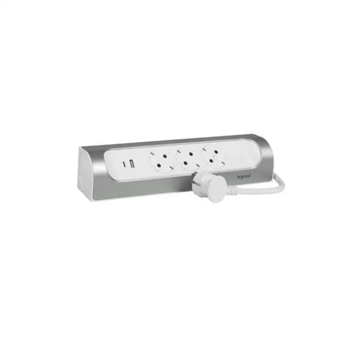 РАЗКЛОНИТЕЛЕН ЪГЪЛ 3х ШУКО + USB A + C КАБЕЛ 1м LEGRAND
