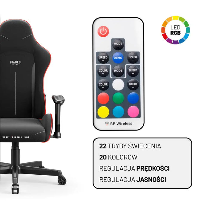 Игрален стол Diablo X-Starter Navy Black,