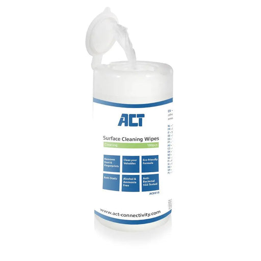 Почистващи кърпи ACT AC9515 За клавиатури LCD монитори 100