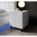 Нощно шкафче Cama REJA бял гланц/бял гланц