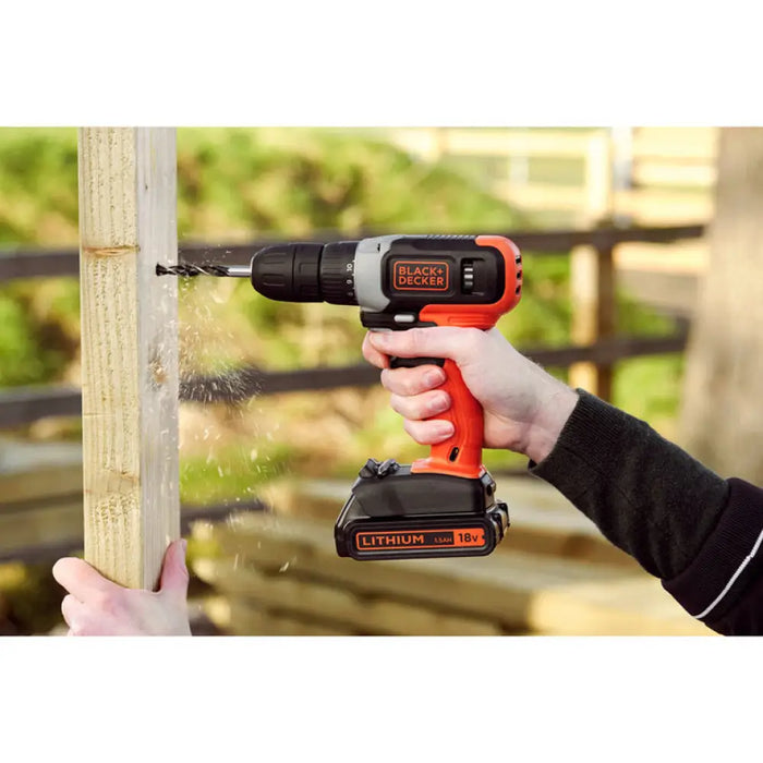 АКУМУЛАТОРНА БОРМАШИНА BLACK&DECKER BCD001C1-QW 18 V 37.00