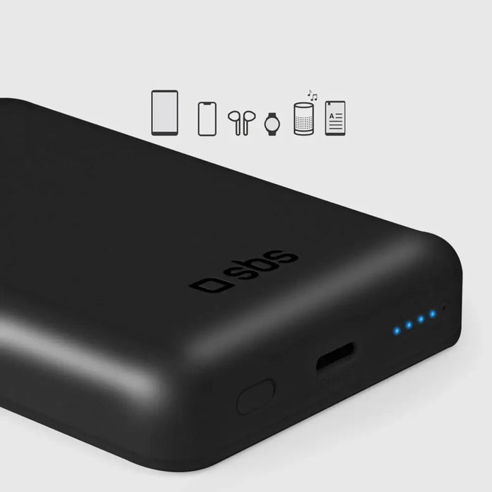 SBS TEBB5000MAG1CK безжична Преносима батерия Powerbank