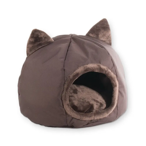 Легло за котка GO GIFT - кафяво - 40x40x34 см