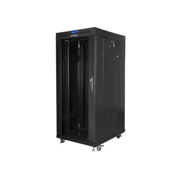 Lanberg стелаж шкаф 19’’ свободно стоящ 22U/800x800 (плосък