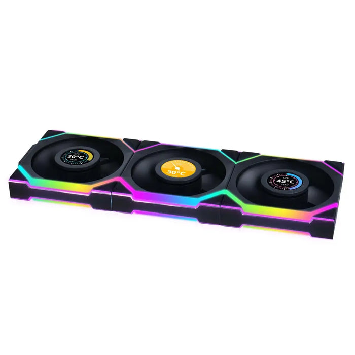 Вентилатори 3бр Lian Li UNI FAN SL Wireless LCD Reverse