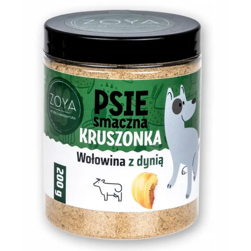 ЗОЯ Крамбъл от телешко и тиква - лакомство за кучета - 200гр