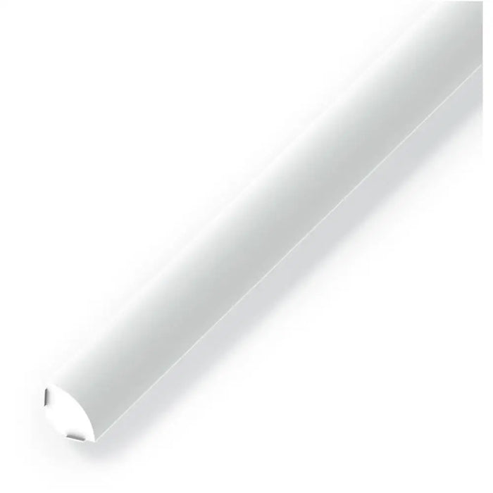 ЪГЛОВ ПРОФИЛ PVC САМОЗАЛЕПВАЩ 14X14 ММ 1 М ALFER ALUMINIUM