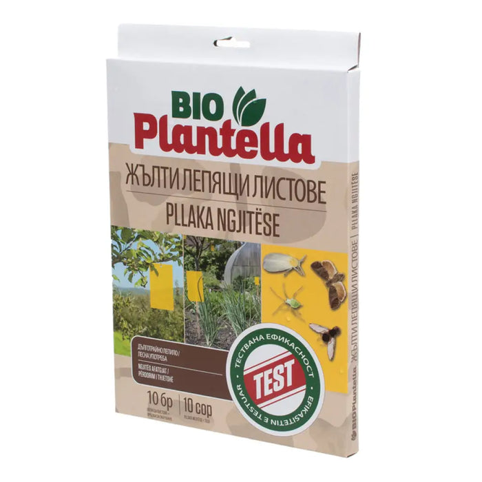 ЛЕПЯЩИ ЖЪЛТИ ЛЕНТИ ПРОТИВ ВРЕДИТЕЛИ 10БР BIO PLANTELLA
