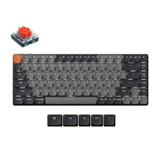 Безжична нископрофилна клавиатура Keychron K3 LED Red