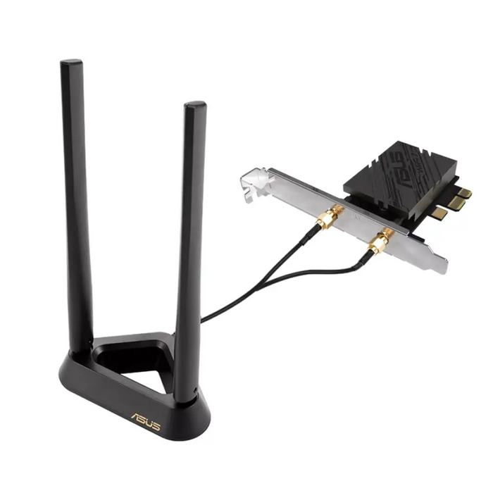 Безжичен адаптер ASUS PCE-BE92BT WiFi 7 PCI-e две външни