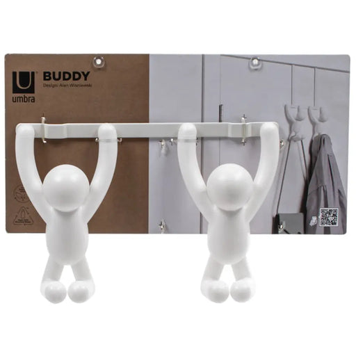 ЗАКАЧАЛКА ЗА ВРАТА BUDDY’ ДВОЙНА БЯЛА UMBRA