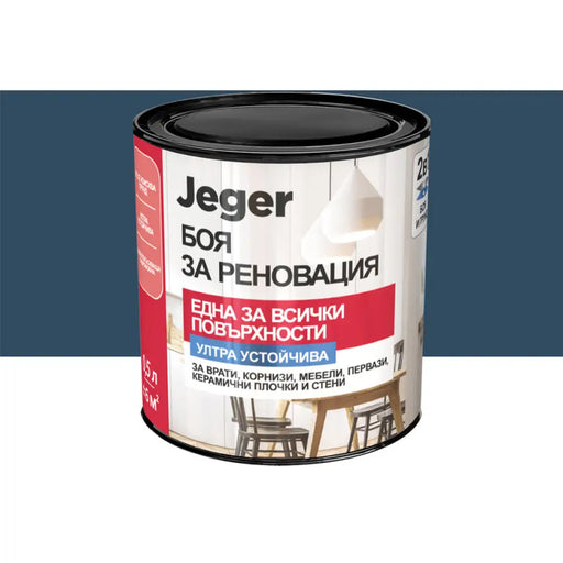 БОЯ ЗА РЕНОВАЦИЯ ТЪМНО СИНЯ 0.5 L JEGER