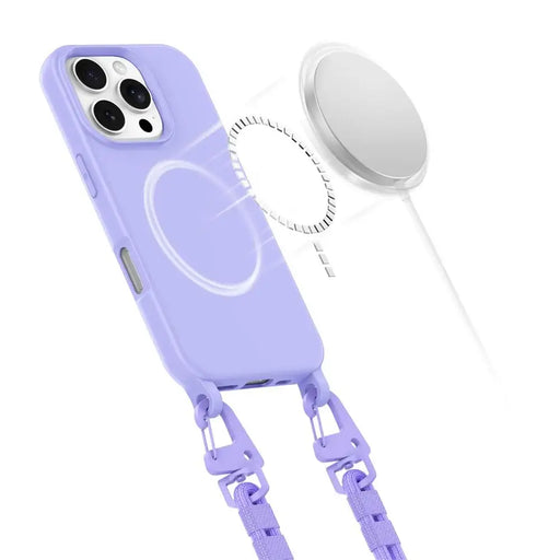 Технологичен калъф Magnecklace Magsafe с ремък за iPhone 16